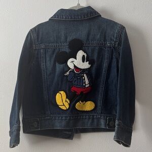 BABY GAP & Disney Denim Jacket with Cartoon Patch